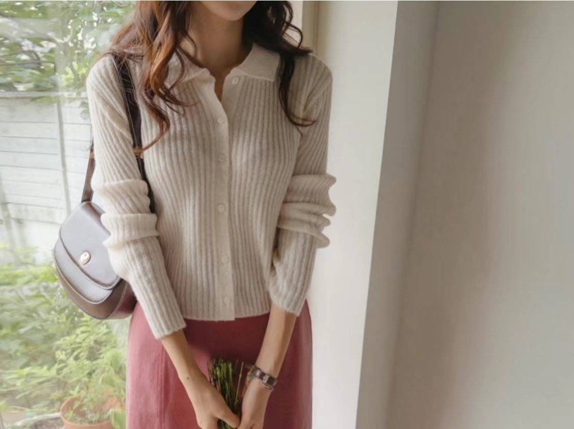 RIPPLE東大門實拍女裝新品真品人氣職業25春夏熱賣休閑針織衫RIPPLE針織衫