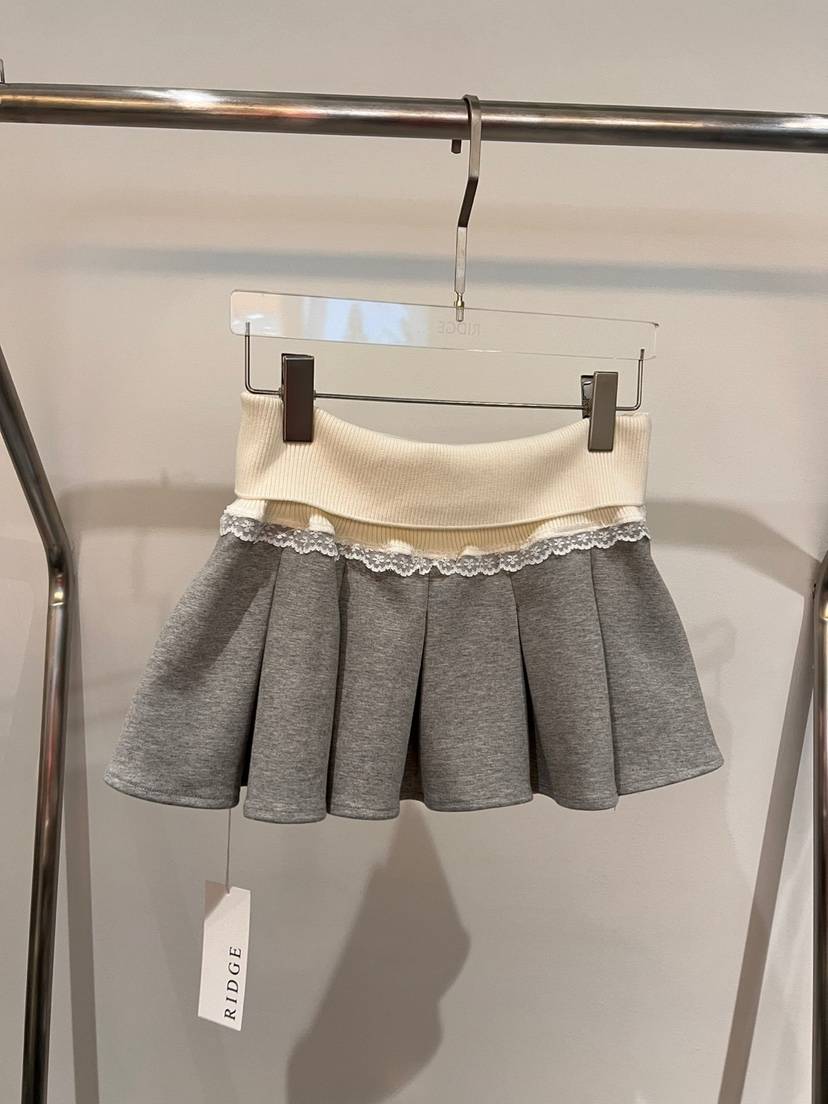 RIDGE-P韓國代購女士新品25春夏人氣職業推薦休閑時尚短裙RIDGE-P短裙