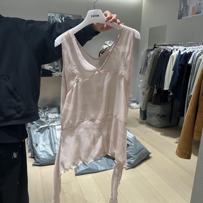 FAVOR-P韓國㊣直郵東大門代購女裝新款推薦時尚熱賣吊帶背心FAVOR吊帶/背心