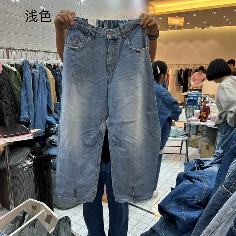 ITZEL韓國直郵㊣女裝新款休閑推薦人氣25春夏職業時尚牛仔褲ITZEL牛仔褲