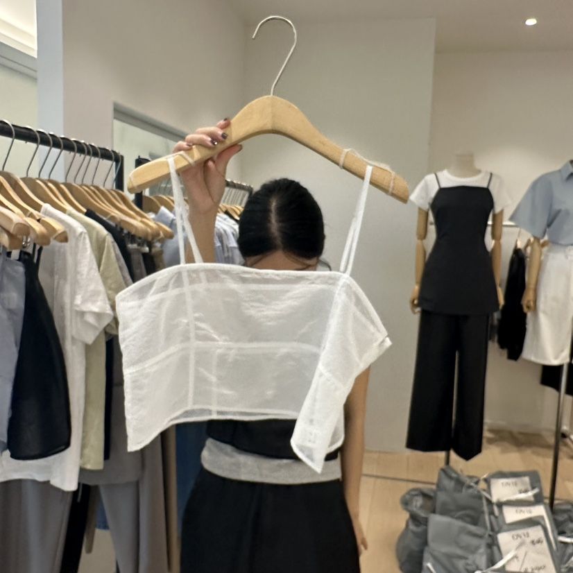 OVU韓國直郵㊣女裝新款25春夏人氣推薦熱賣時尚吊帶背心緊身OVU吊帶/背心