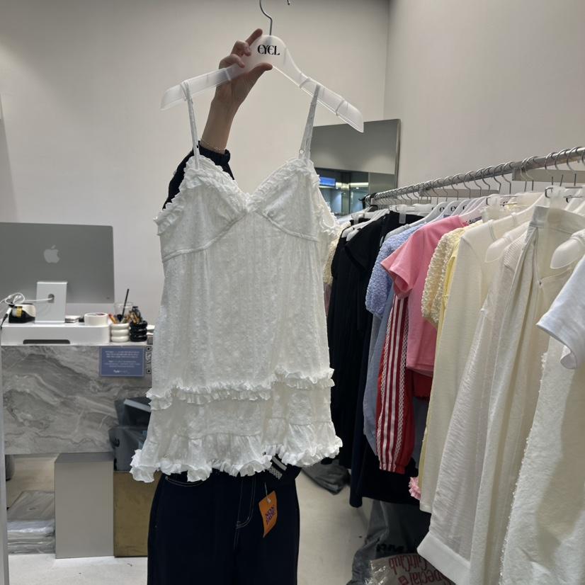 EYEL韓國㊣直郵東大門代購女裝新品熱賣時尚推薦連衣裙荷葉邊EYEL連衣裙
