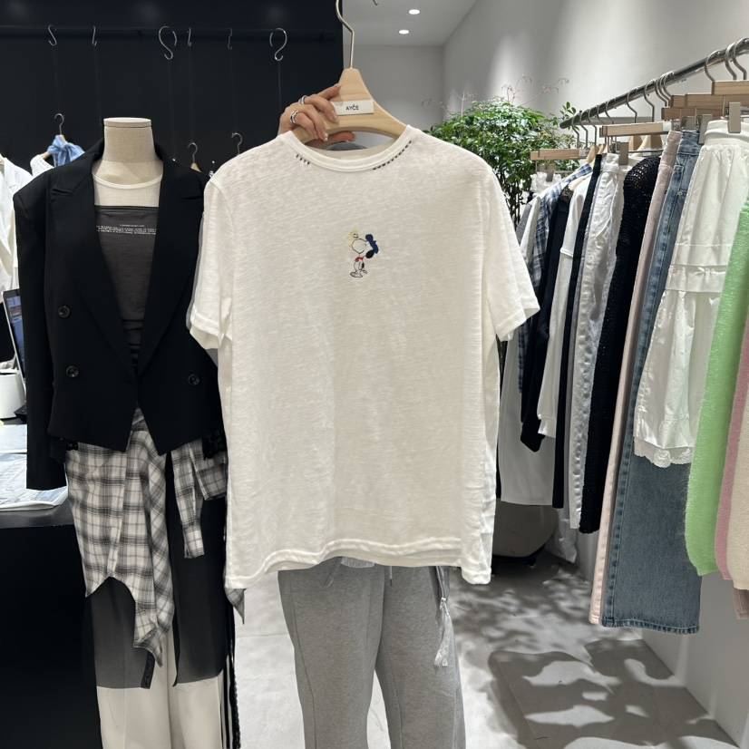 AYCE韓國㊣直郵東大門代購女裝新款推薦休閑熱賣人氣T恤史努比101SHOWROOM/AYCET恤