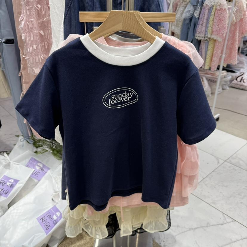 VIRUS直郵韓國代購㊣女裝新品25春夏人氣推薦職業休閑熱賣T恤VIRUST恤