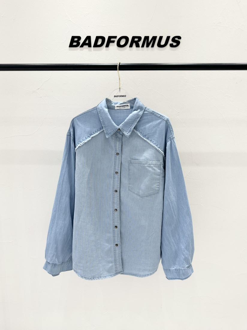 BADFORMUS韓國直郵㊣女裝新品時尚推薦熱賣職業25春夏襯衫蕾絲衫BADFORMUS襯衫/蕾絲衫