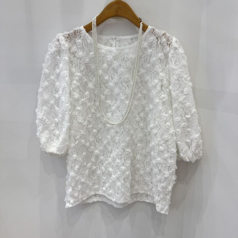 HAPPYBERRY韓國直郵㊣女裝新品25春夏休閑熱賣推薦襯衫蕾絲衫HAPPYBERRY襯衫/蕾絲衫