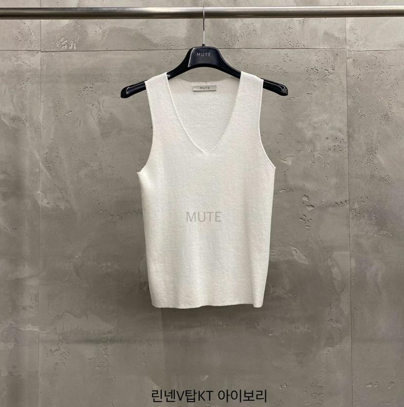 MUTE-P韓國直郵㊣東大門實拍女裝新款時尚人氣吊帶背心亞麻MUTE吊帶/背心