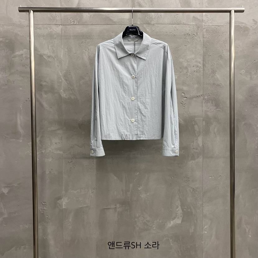 MUTE-P直郵韓國代購㊣女裝新款職業25春夏推薦休閑襯衫蕾絲衫MUTE襯衫/蕾絲衫