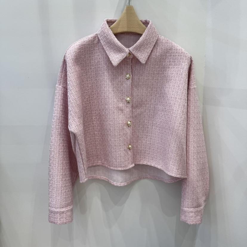 HAPPYBERRY韓國直郵㊣女裝新品推薦時尚人氣25春夏夾克粗花呢HAPPYBERRY夾克