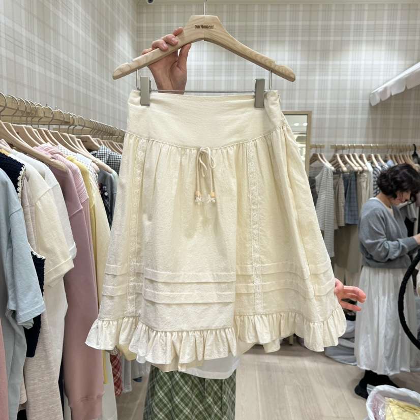 OURMOMENT韓國直郵㊣東大門實拍女裝新品休閑時尚半身裙中短裙OURMOMENT半身裙/中短裙