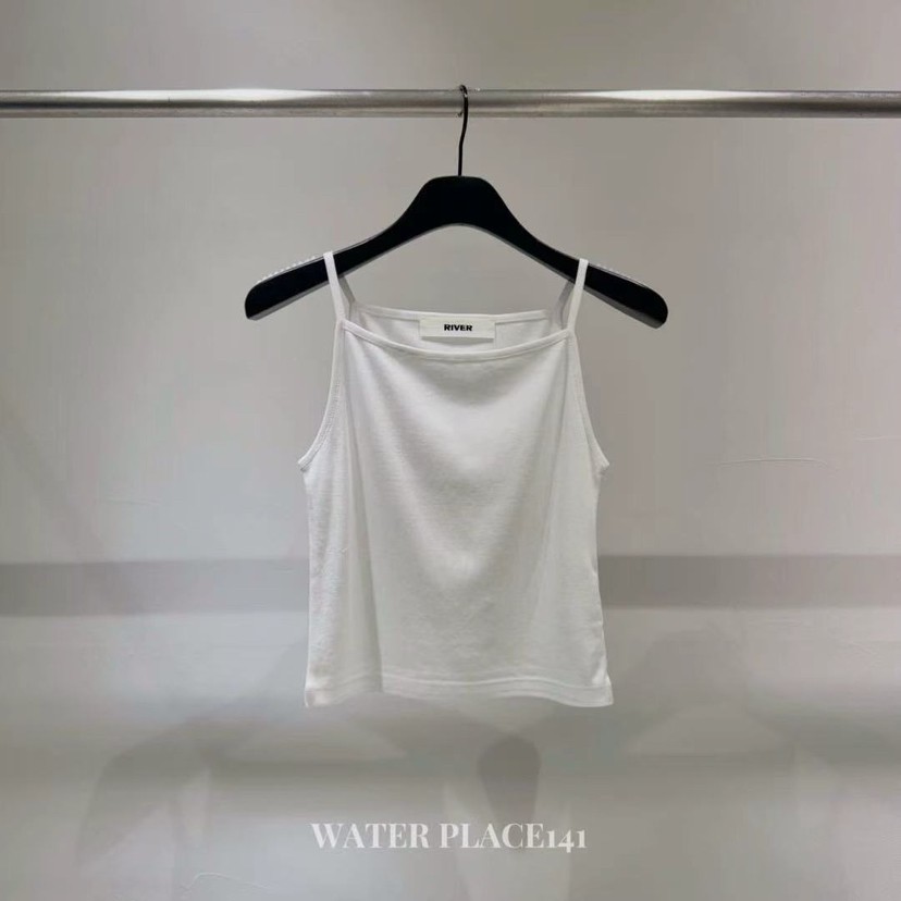 RIVER韓國㊣直郵東大門代購女裝新款25春夏時尚休閑吊帶背心WATER/RIVER吊帶/背心