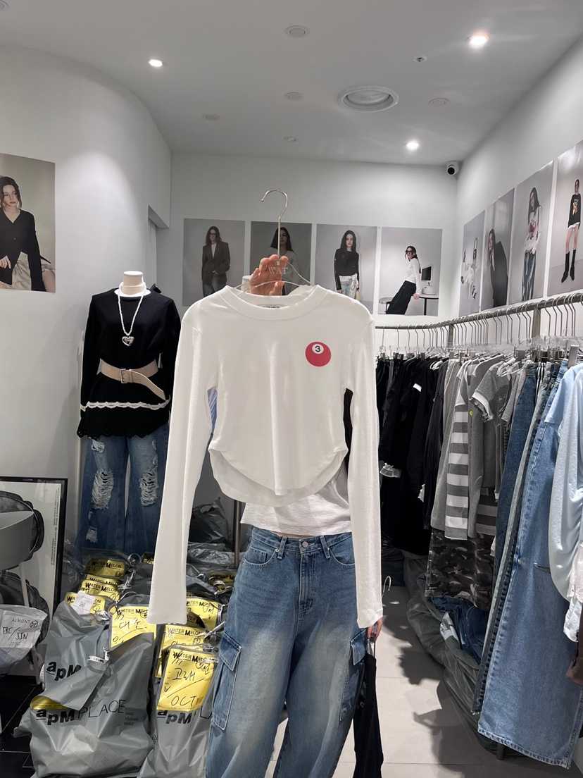 WATERMELON韓國㊣直郵東大門代購女裝新品休閑人氣時尚長袖T恤WATERMELON長袖T恤