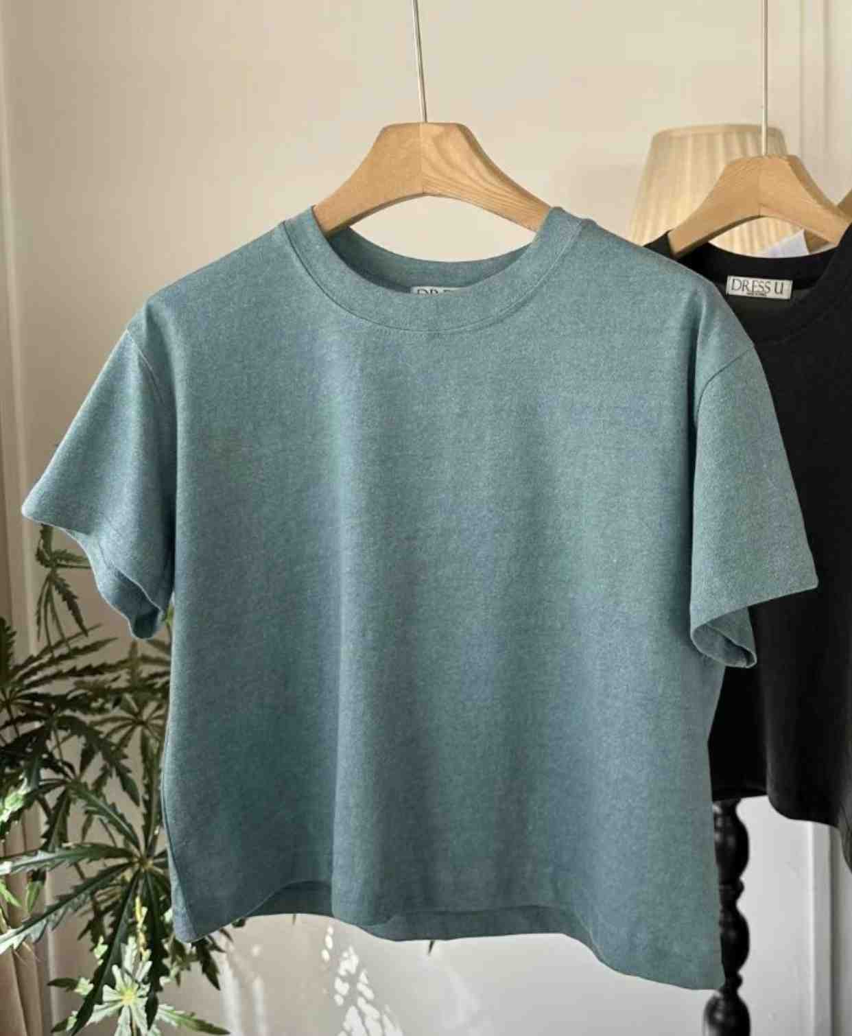 DRESS U韓國直郵㊣東大門實拍女裝新品職業熱賣25春夏休閑T恤DRESS UT恤