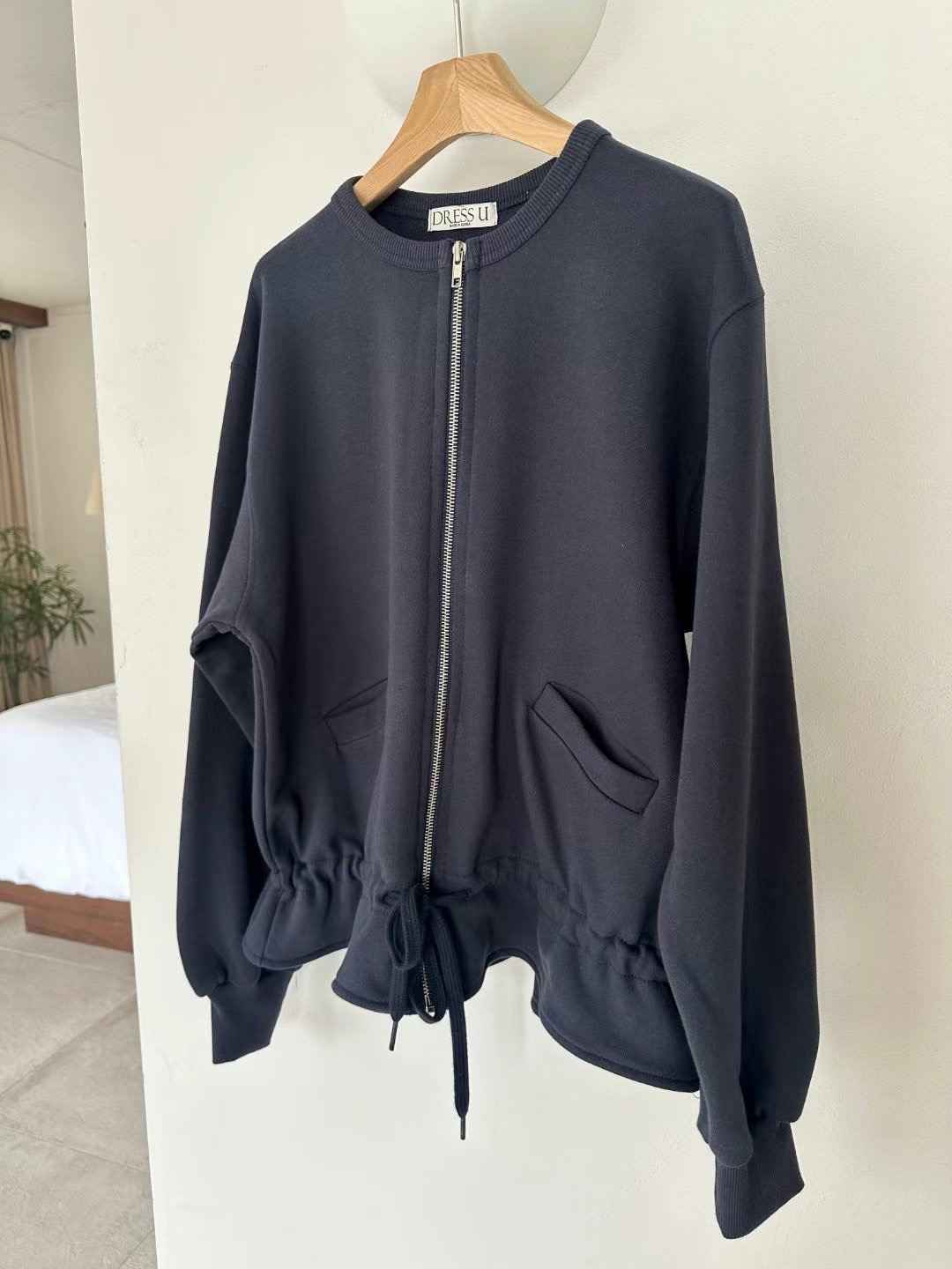 DRESS U韓國直郵㊣東大門實拍女裝新品25春夏休閑夾克拉鏈DRESS U夾克