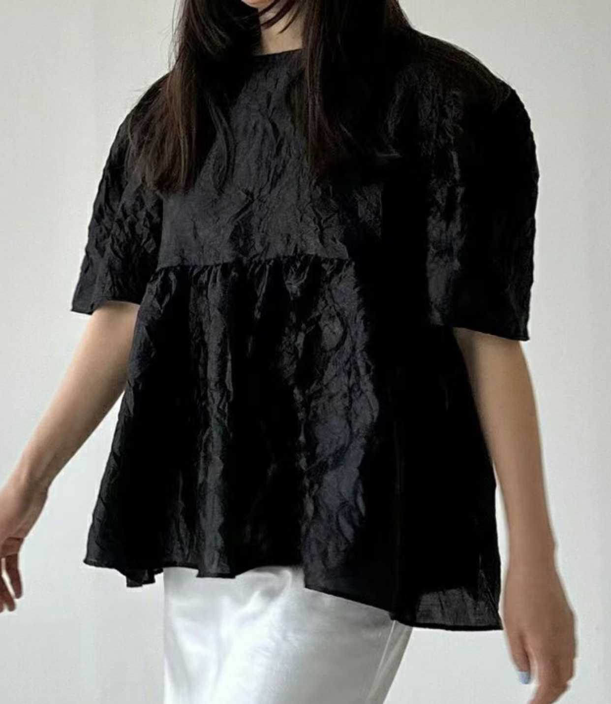 DRESS U韓國直郵㊣東大門實拍女裝新品時尚25春夏襯衫蕾絲衫DRESS U襯衫/蕾絲衫