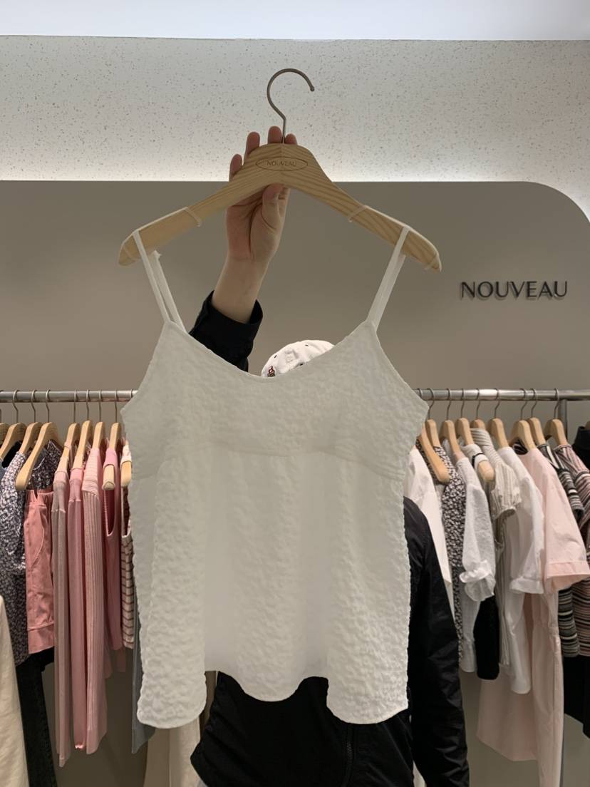 NOUVEAU韓國直郵㊣東大門實拍女裝新品25春夏吊帶背心不含內搭NOUVEAU吊帶/背心