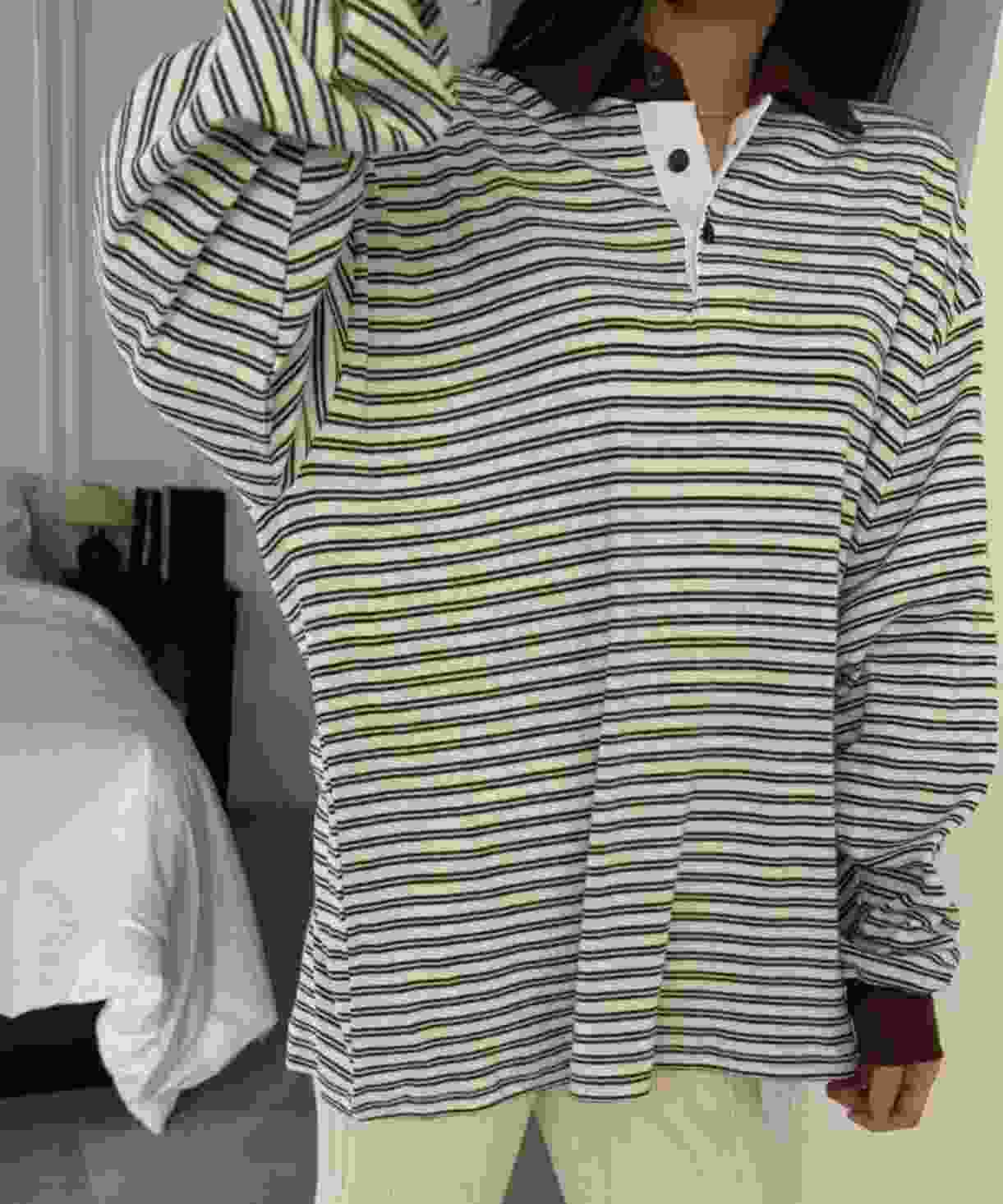 DRESS U韓國直郵㊣東大門實拍女裝新款熱賣休閑推薦長袖T恤DRESS U長袖T恤