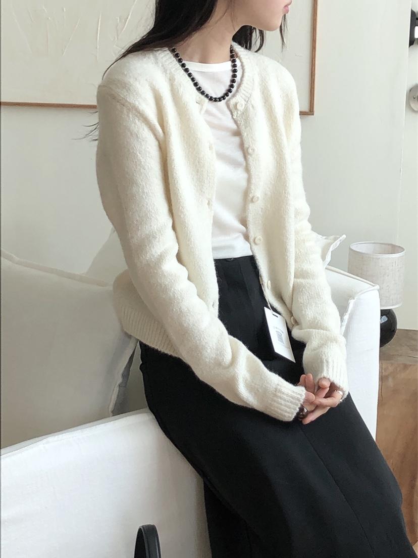 LE BUTTER韓國直郵㊣東大門實拍女裝新款25春夏針織衫羊駝LE BUTTER針織衫
