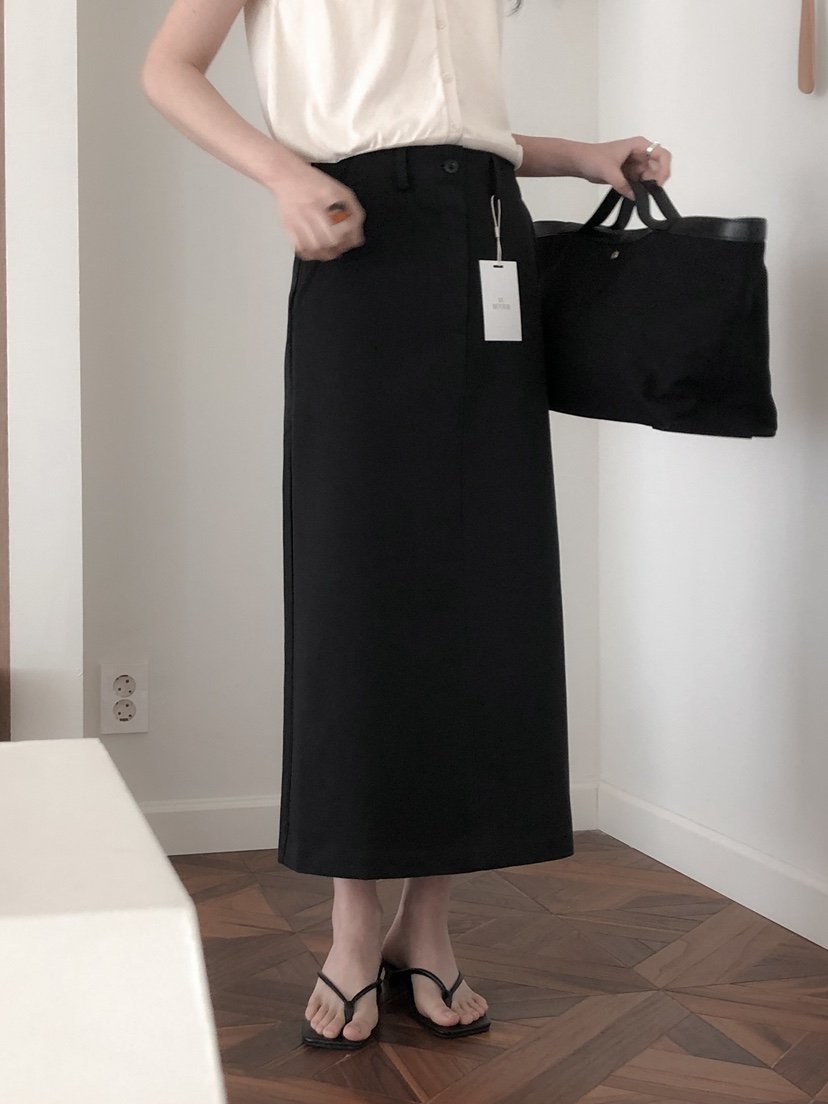 LE BUTTER韓國直郵㊣東大門實拍女裝新品熱賣人氣長裙棉質LE BUTTER長裙