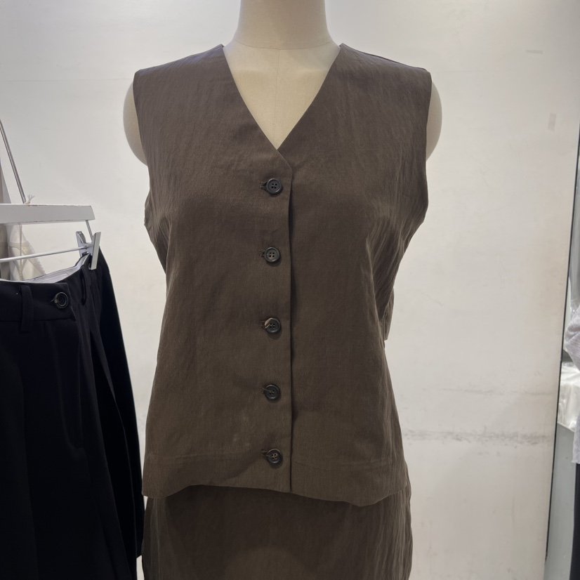 URBANE cloth韓國代購女裝新款職業休閑熱賣推薦25春夏馬甲URBANE cloth馬甲