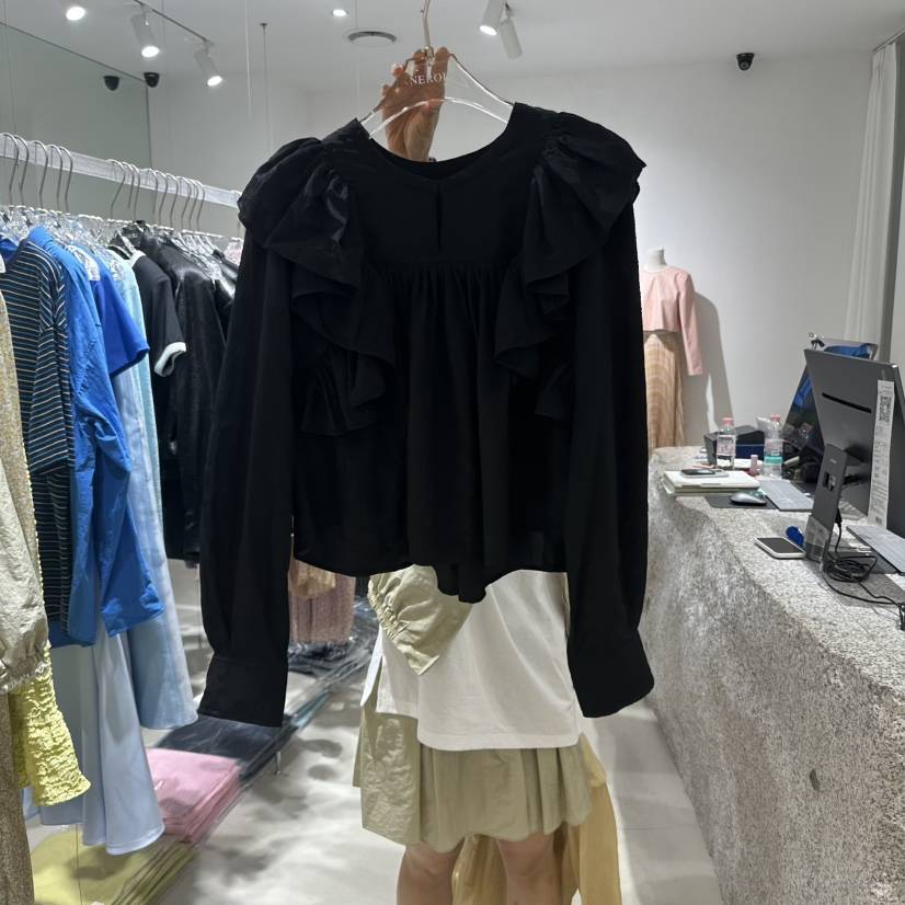 NEROLI 36東大門實拍女士新品職業真品25春夏時尚襯衫蕾絲衫NEROLI 36襯衫/蕾絲衫