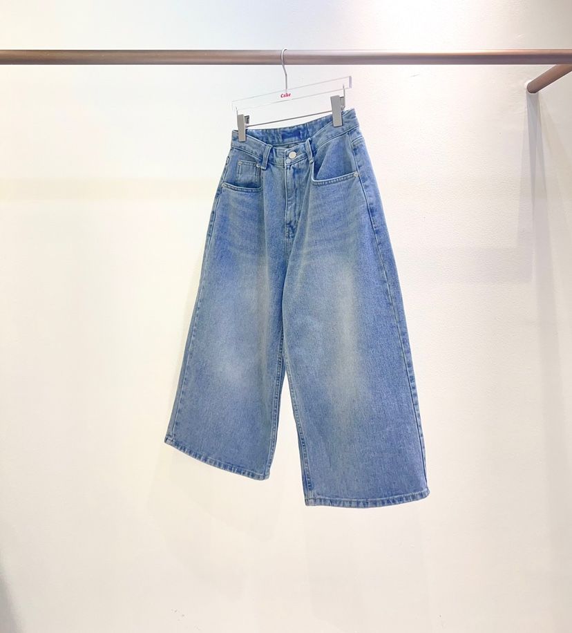CAKE東大門代購女士新品熱賣職業時尚人氣真品推薦25春夏牛仔褲CAKE牛仔褲