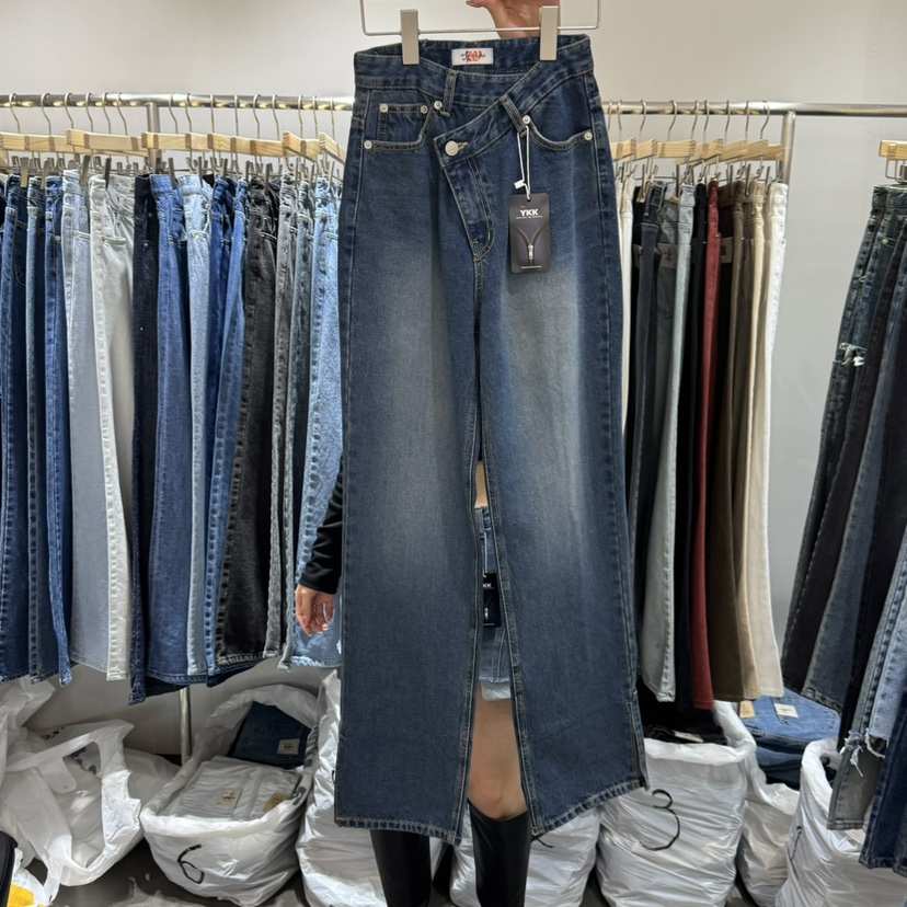 L'ETOILE東大門實拍女裝新品真品人氣休閑熱賣25春夏牛仔褲L'ETOILE牛仔褲