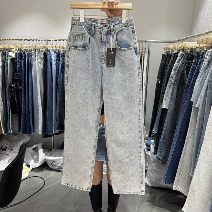 L'ETOILE東大門代購女裝新品人氣職業時尚25春夏真品牛仔褲L'ETOILE牛仔褲