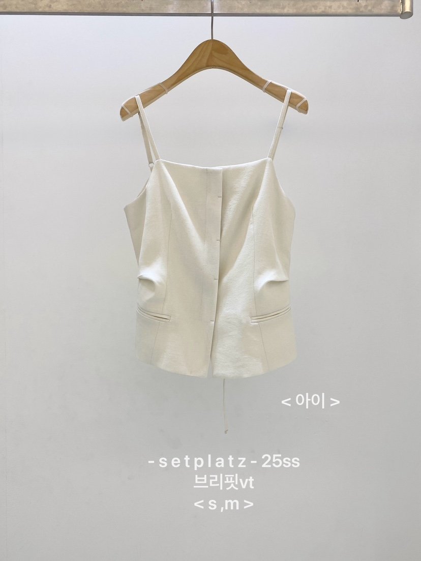 SETPLATZ東大門實拍女裝新品時尚推薦熱賣職業真品吊帶背心PLATZCLASSIC吊帶/背心