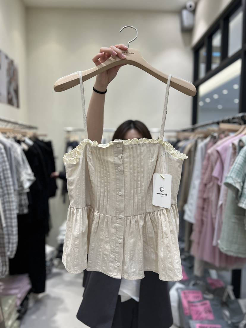 MARIE MARIE東大門實拍女裝新款25春夏真品時尚熱賣吊帶背心MARIE MARIE吊帶/背心