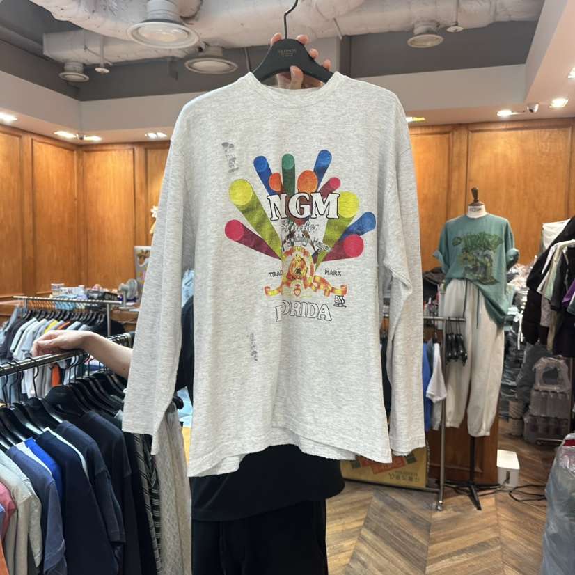 GARMENT-P韓國直郵女裝新品職業推薦休閑時尚真品25春夏長袖T恤GARMENT長袖T恤