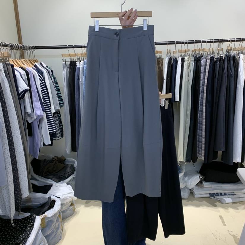 BUT韓國直郵女士新品真品人氣推薦25春夏職業時尚休閑休閑褲button休閑褲