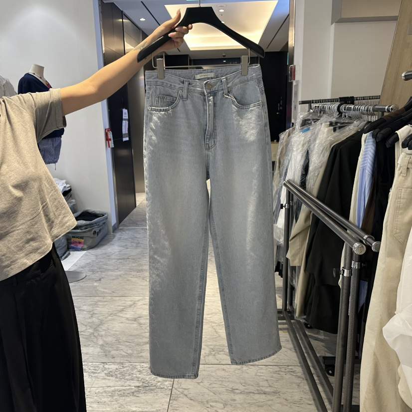 LEFANCY韓國直郵女士新品職業推薦人氣真品25春夏時尚牛仔褲LEFANCY牛仔褲