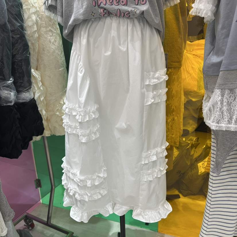 MINI UNNI韓國直郵女裝新款熱賣人氣25春夏休閑時尚職業長裙MINI UNNI長裙