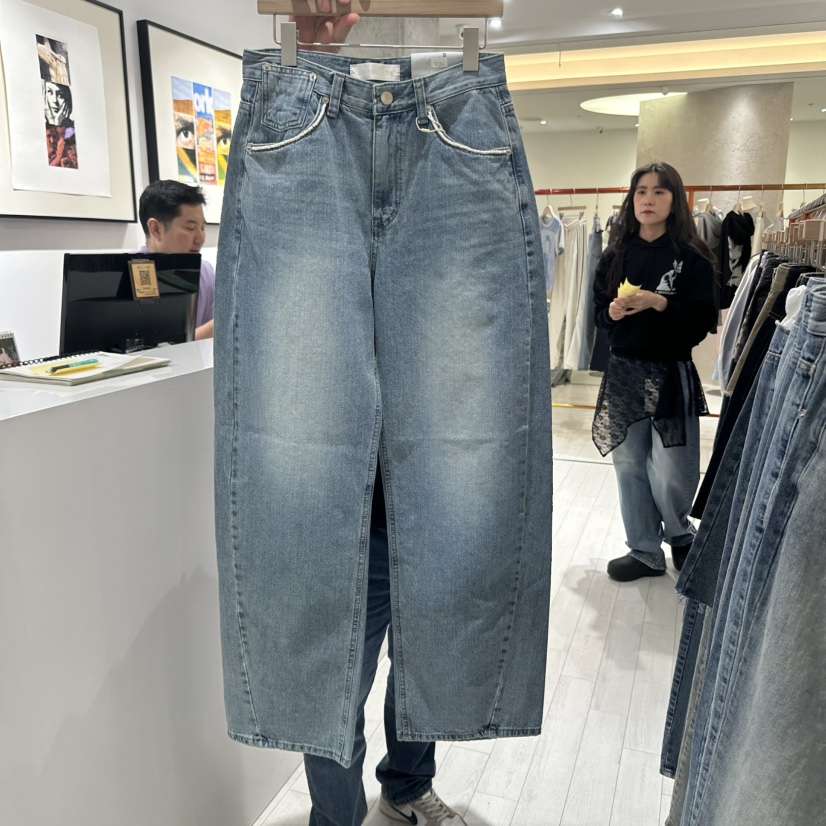 GRAYMELLOW東大門直郵女士新品時尚25春夏推薦人氣真品牛仔褲GRAYMELLOW牛仔褲
