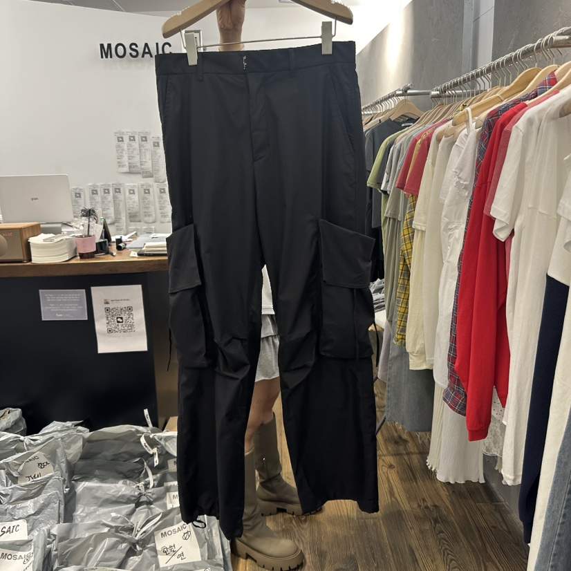 MOSAIC韓國直郵女裝新品休閑人氣25春夏推薦職業休閑褲口袋MOSAIC休閑褲