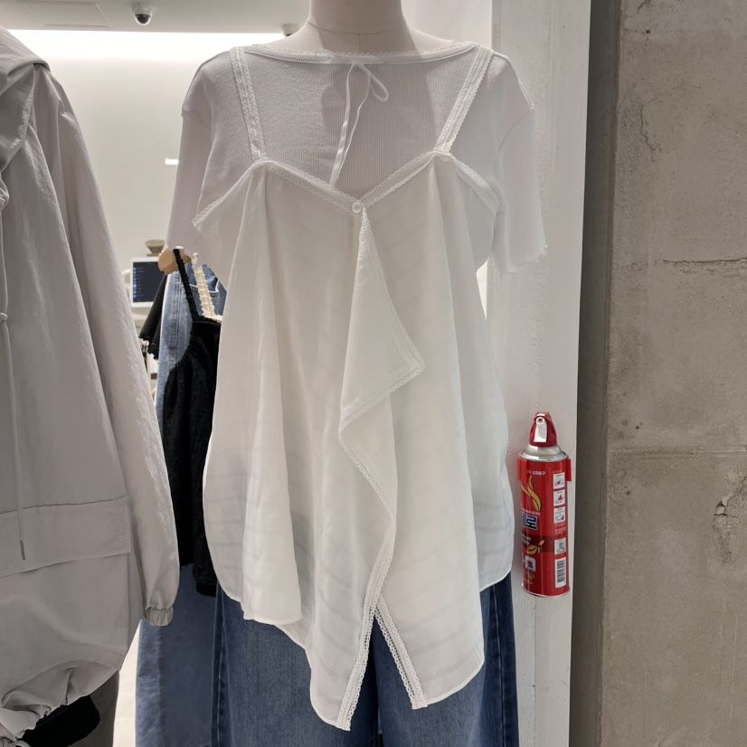 ANN MARGRET韓國直郵女裝新品休閑吊帶背心不含內搭緊身GRETA.Y吊帶/背心