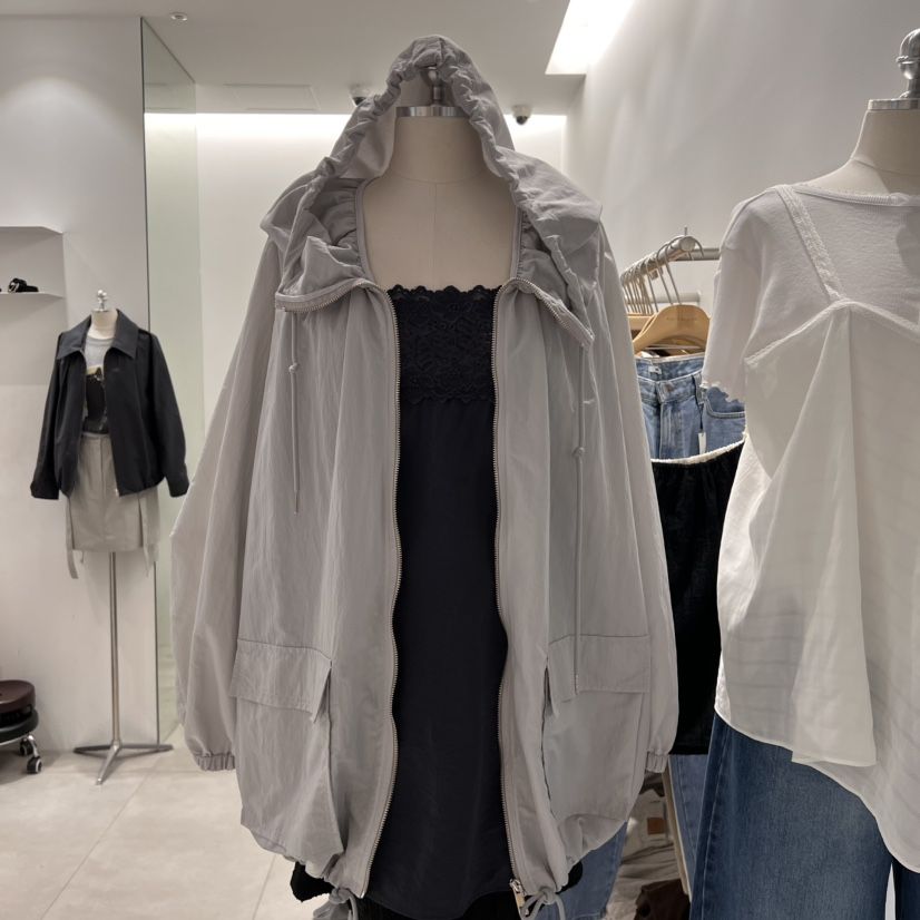 ANN MARGRET東大門代購女裝新品人氣夾克連帽衫寬松GRETA.Y夾克
