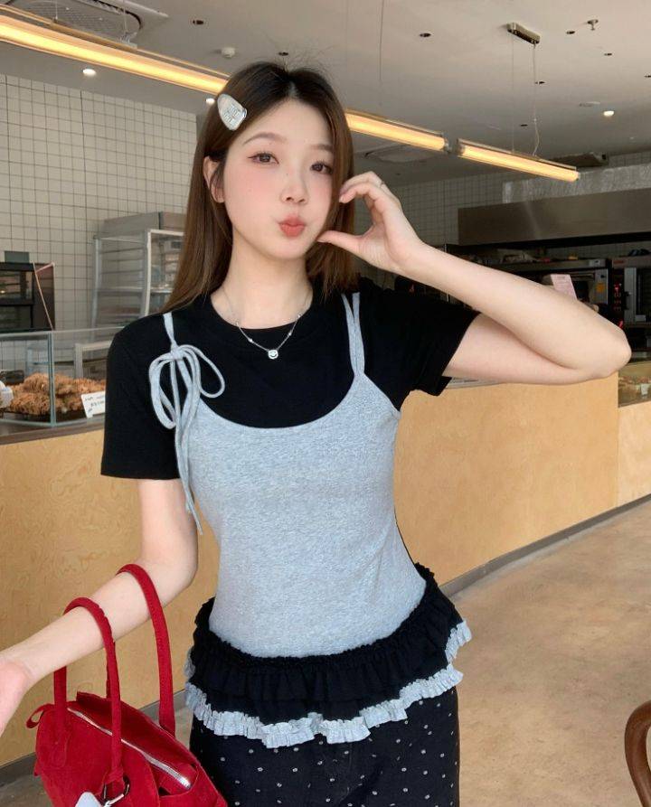 BELLINO293東大門代購女士新品職業時尚熱賣推薦人氣25春夏T恤BOBBIE DOLLT恤