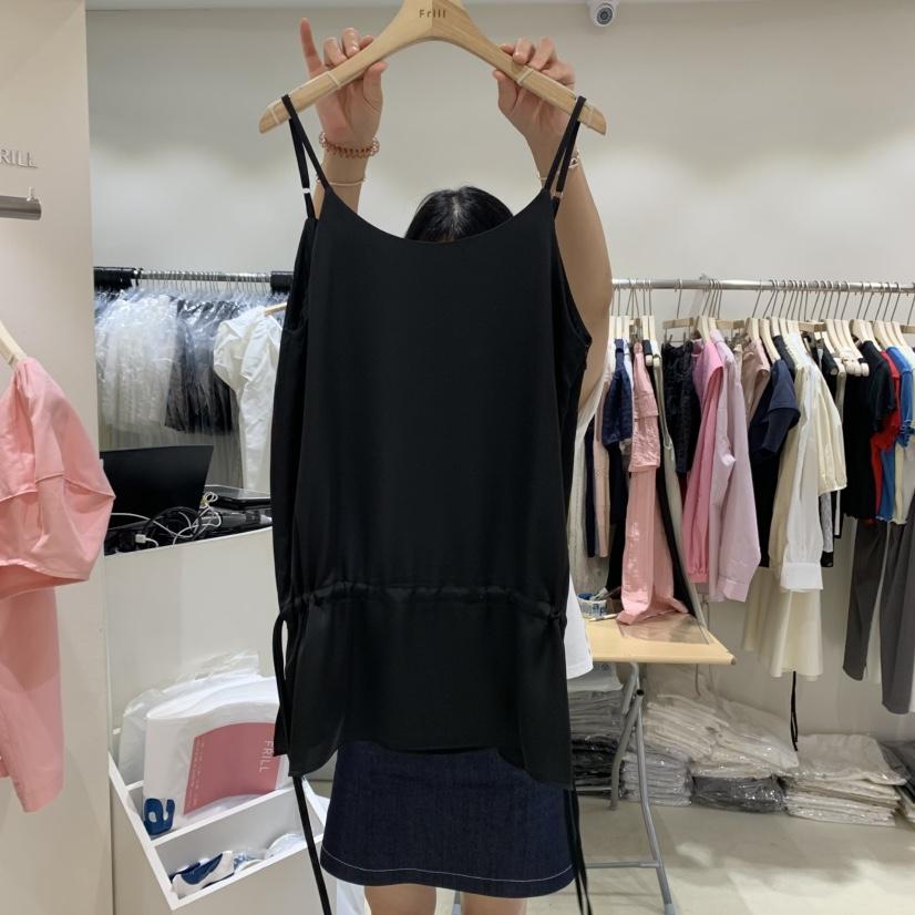 FRILL東大門實拍女士新品人氣休閑職業25春夏推薦熱賣吊帶背心FRILL吊帶/背心