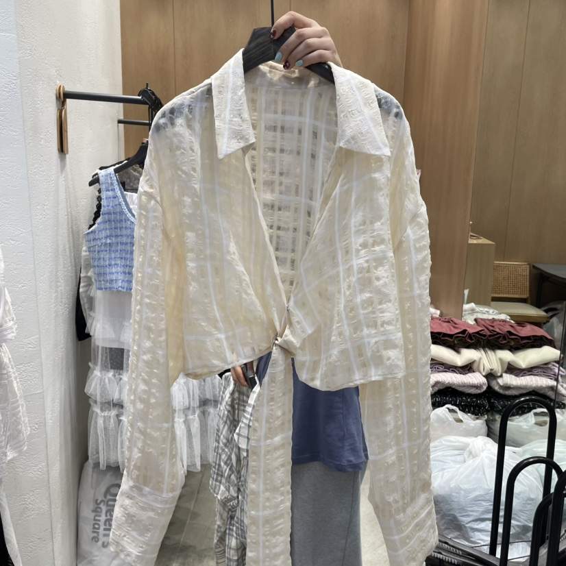 TRIPLE SEVEN東大門實拍女士新品時尚熱賣休閑真品襯衫蕾絲衫TRIPLE SEVEN襯衫/蕾絲衫
