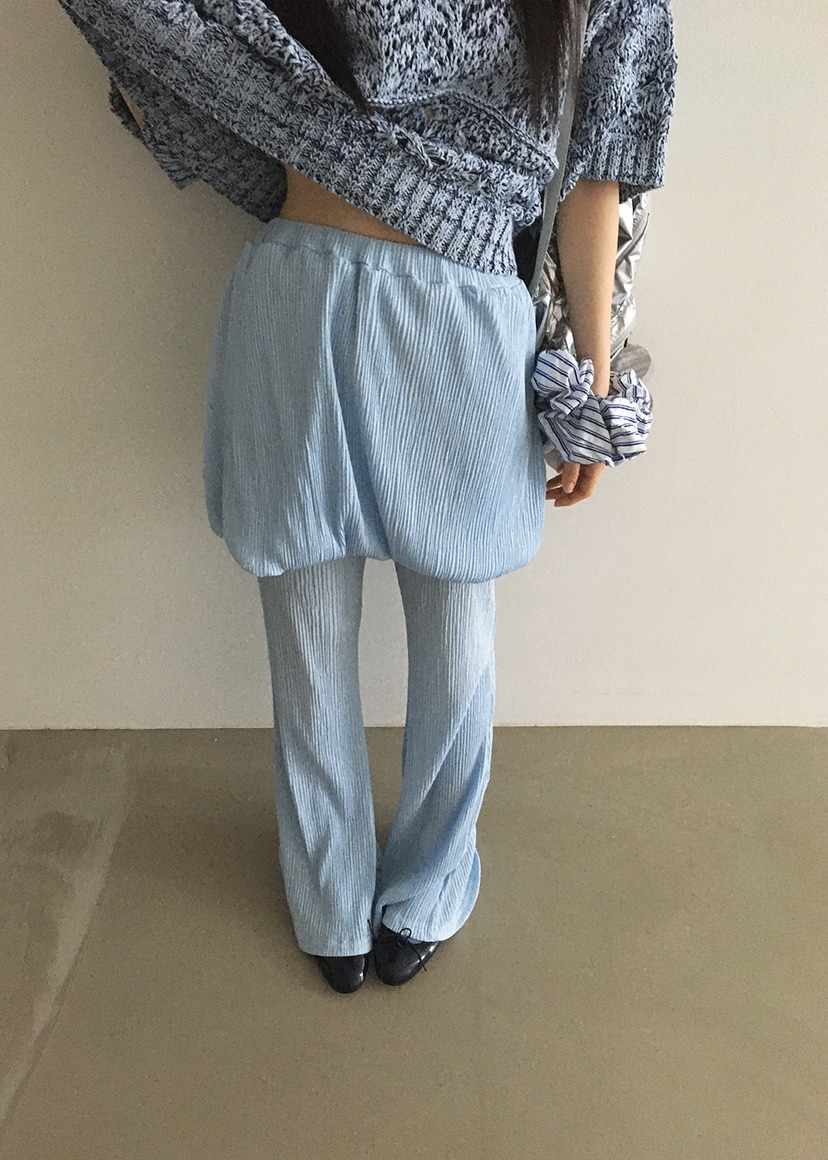 CLODE韓國㊣直郵東大門代購女裝新款休閑職業25春夏裙褲百褶CLODE裙褲