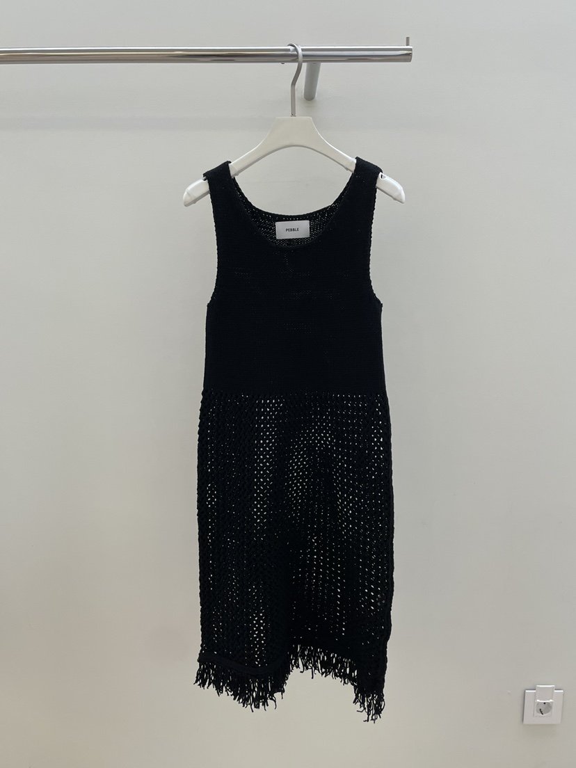 PEBBLE韓國直郵女裝新品25春夏真品人氣時尚休閑職業連衣裙PEBBLE/LAYER連衣裙