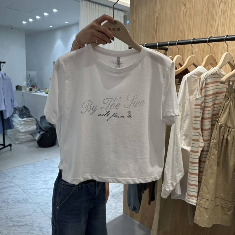 STAYFELT/OF NOTE東大門代購女裝新款時尚人氣25春夏職業T恤OF NOTE/STAYFELTT恤