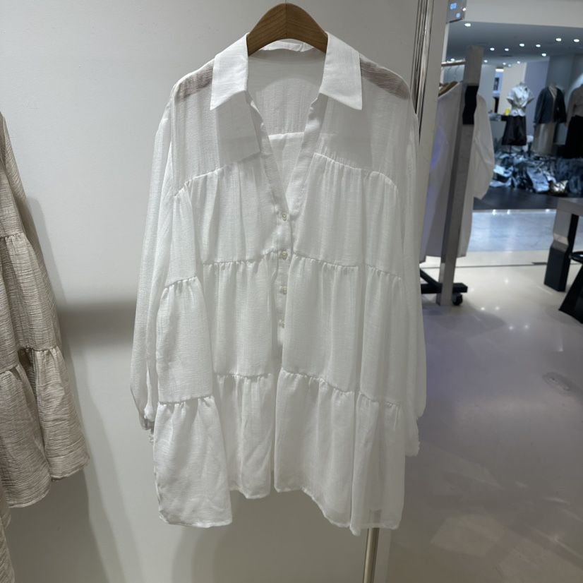 ART IS OVER東大門實拍女士新品25春夏職業休閑襯衫蕾絲衫ART IS OVER襯衫/蕾絲衫