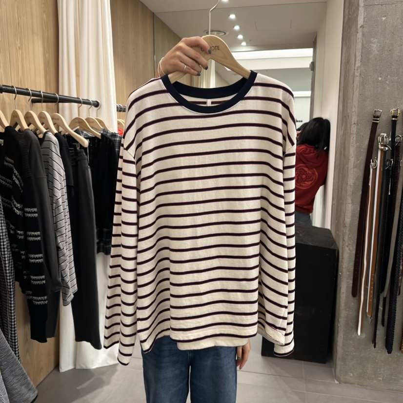 STAYFELT/OF NOTE東大門實拍女士新品人氣時尚真品長袖T恤OF NOTE/STAYFELT長袖T恤