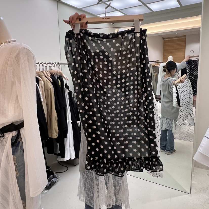 FLAUNT東大門直郵女士新款真品推薦25春夏時尚半身裙中短裙FLAUNT半身裙/中短裙