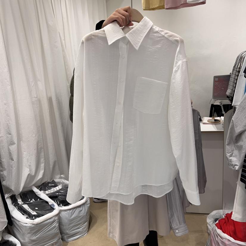 MUNSELL韓國直郵女裝新品真品職業時尚熱賣人氣休閑襯衫蕾絲衫MUNSELL襯衫/蕾絲衫