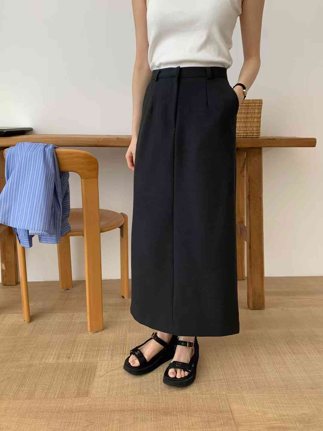 MOOD BEIGE東大門直郵女裝新款推薦熱賣休閑人氣時尚真品長裙MOOD BEIGE長裙