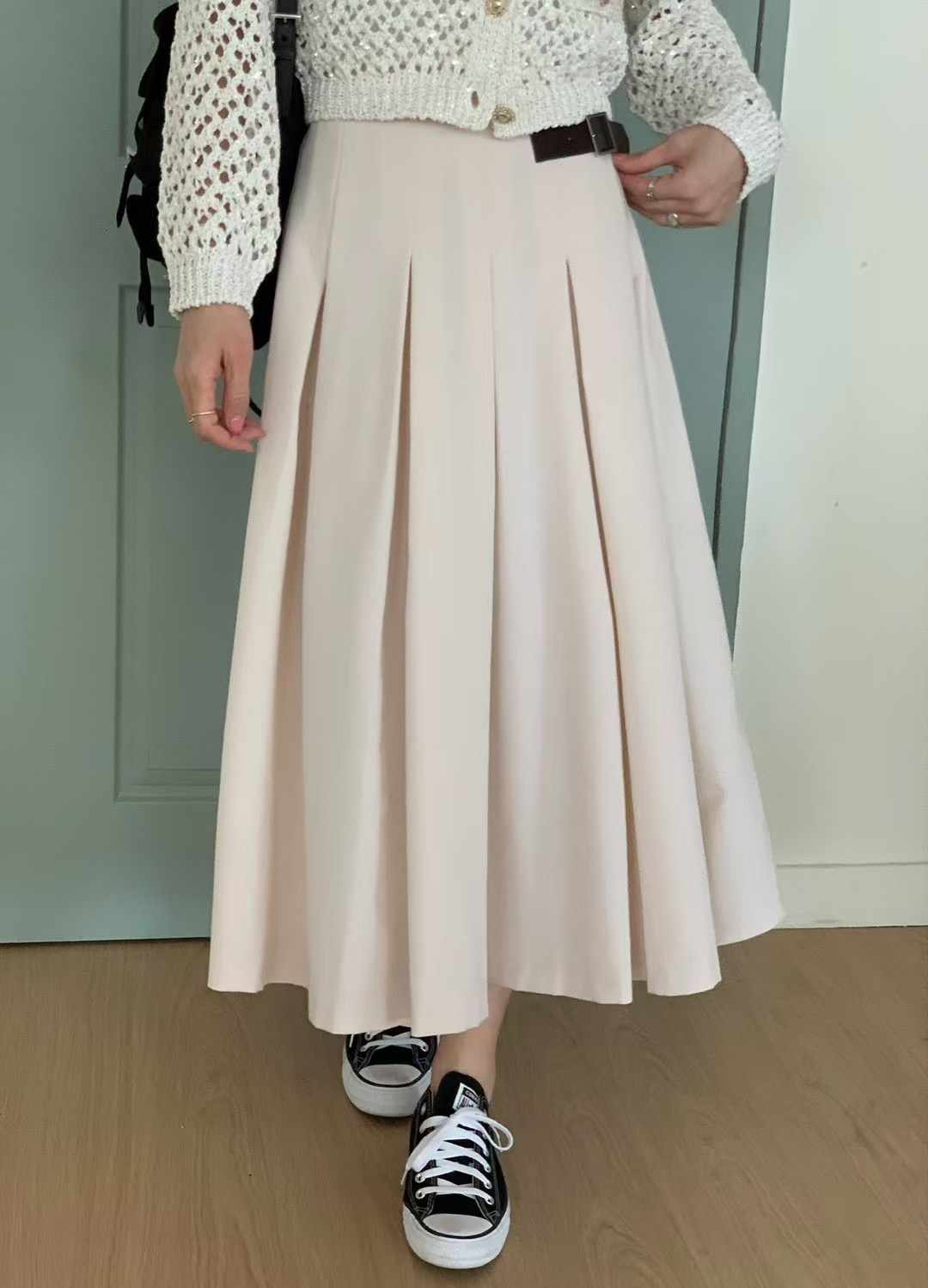 ELMU東大門代購女裝新品真品推薦熱賣25春夏人氣職業時尚長裙ELMU長裙